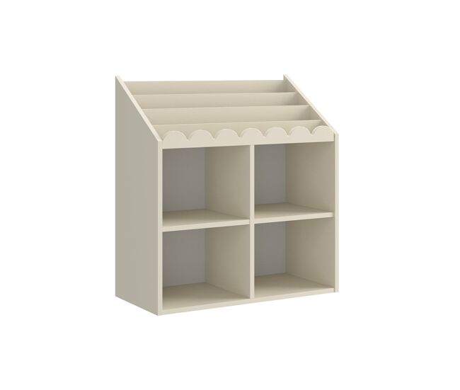 Librería bellamy book nook beige