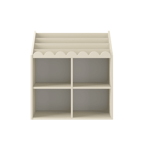 Estante Bellamy Book Nook Bege Estante Bellamy Book Nook Bege
