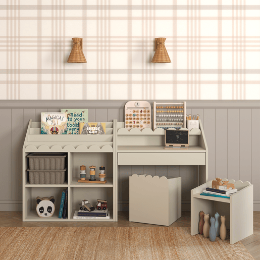 Estante Bellamy Book Nook Bege Estante Bellamy Book Nook Bege