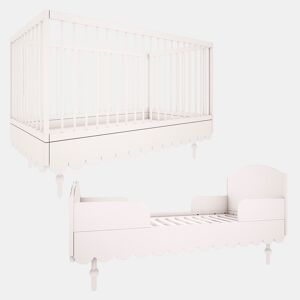 Berço evolutivo 70x140 Wood Luck Babushka Branco