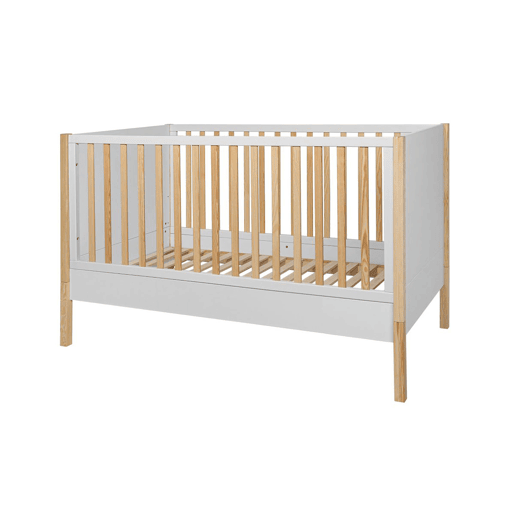 Berço evolutivo 70x140 Bellamy Juliette Branco e Madeira