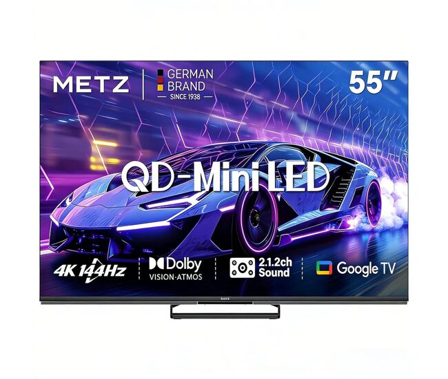 Metz smart tv 55mne8000z 55 qled 4k ultra hd mini led hdr
