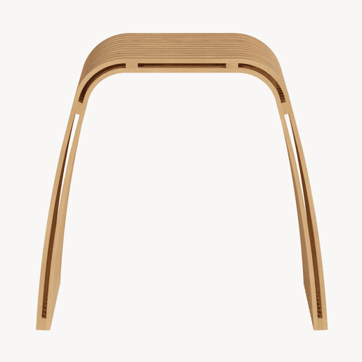 Banco para cuarto de banho Jysa bambu 45x50x31cm - Natural en.casa