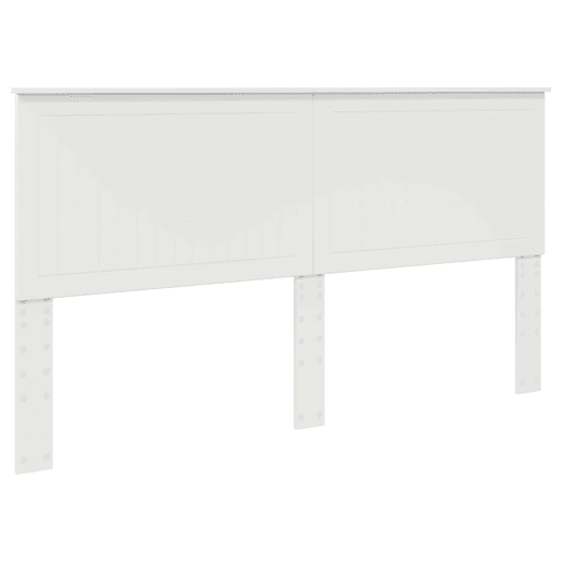 Estrutura da Cama de casal simple com cabeceira Branco 180 x 200 cm