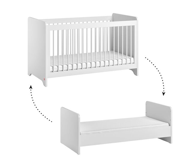 Cama convertible 70x140 vox ova blanco