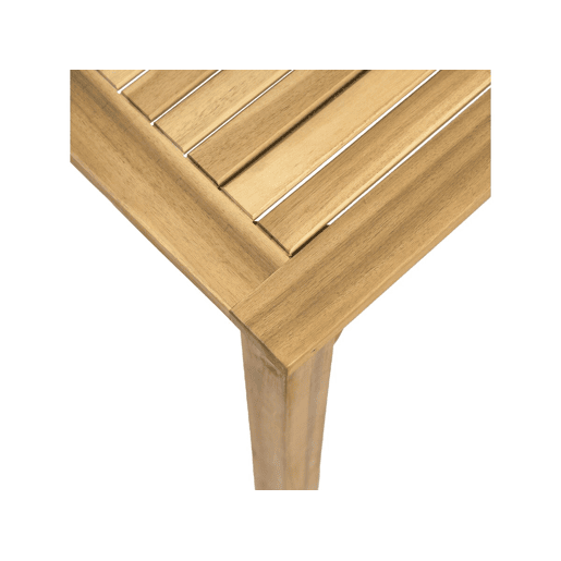 Mesa de jardim de madeira extensível Valladolid 180240 cm - lugares 6 a 10 - Castanho