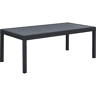 Mesa de jardim em alumínio extensível Lagos - 200320 x 105 x 76 cm - Preto
