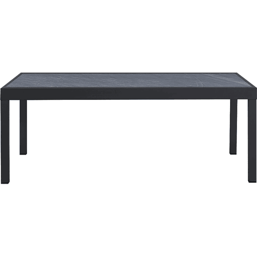 Mesa de jardim em alumínio extensível Lagos - 200320 x 105 x 76 cm - Preto