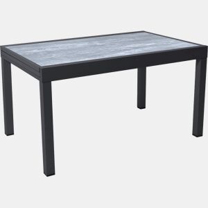 Mesa de jardim em alumínio extensível Lagos - 140280 x 90 x 76 cm - Cinzento