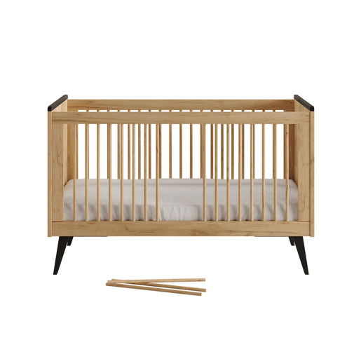 Berço evolutivo 70x140 Pinio Retro Madeira