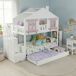 Litera infantil de madera maciza Litera infantil de madera maciza Blanco