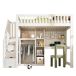 Cama infantil de madera maciza Cama infantil de madera maciza Blanco