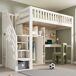 Cama infantil de madera maciza Cama infantil de madera maciza Blanco