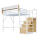 Cama alta para niños 145x255 Cama alta para niños 145x255 Blanco