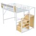 Cama alta para niños 145x255 Cama alta para niños 145x255 Blanco