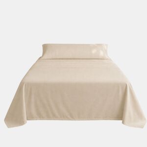 Jogo de Lençóis Bege Cama de 90cm 144 Fios Donegal Collections