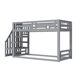Cama alta para niños 253x95 Cama alta para niños 253x95 Gris
