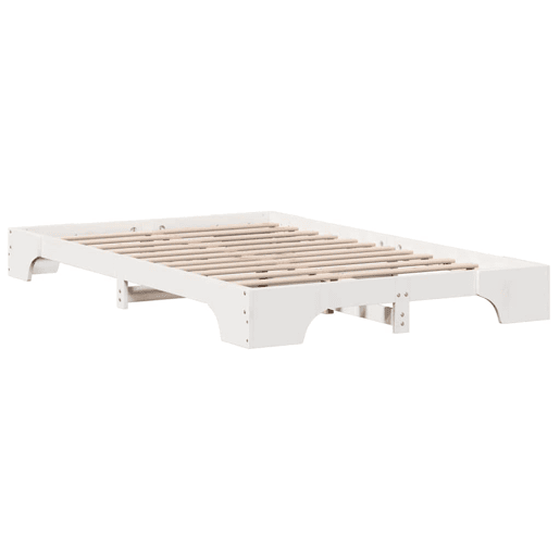Estrutura De Cama De Casal Simple - Branco 140 x 190 cm