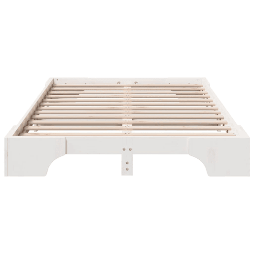 Estrutura De Cama De Casal Simple - Branco 140 x 190 cm