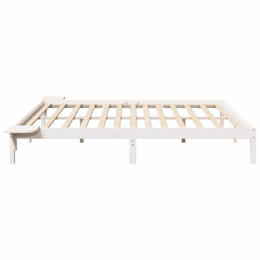 Estrutura De Cama De Casal Simple - Branco 180 x 200 cm