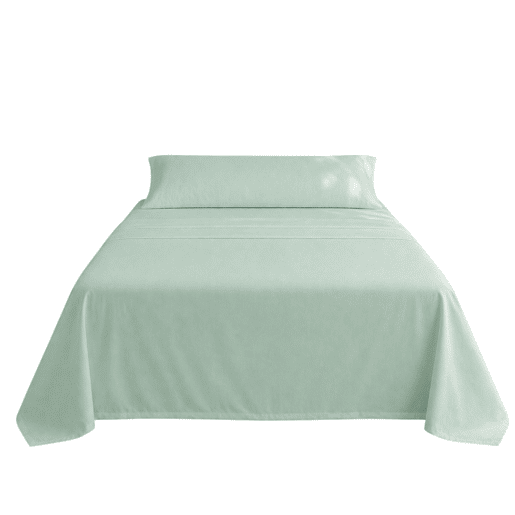 Jogo de Lençóis Turquesa Cama de 90cm 144 Fios Donegal Collection