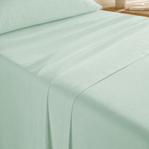 Jogo de Lençóis Turquesa Cama de 90cm 144 Fios Donegal Collection