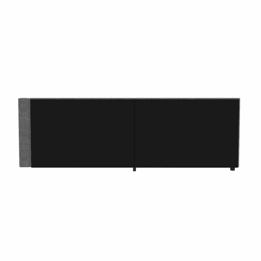 Cama de dia 90x200 cm - Sofá-cama, com arrumação, USB+Tipo C, luz LED com comando, 2 gavetas, com estrado - Cinza