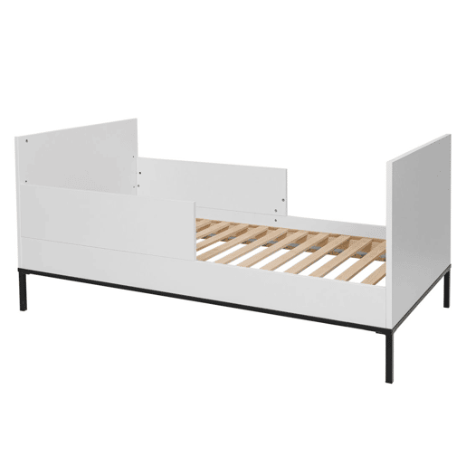 Berço evolutivo 70x140 Bellamy Lumi Branco e preto