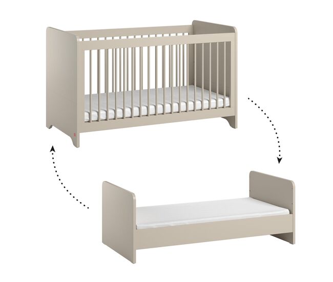 Cama convertible 70x140 vox ova beige