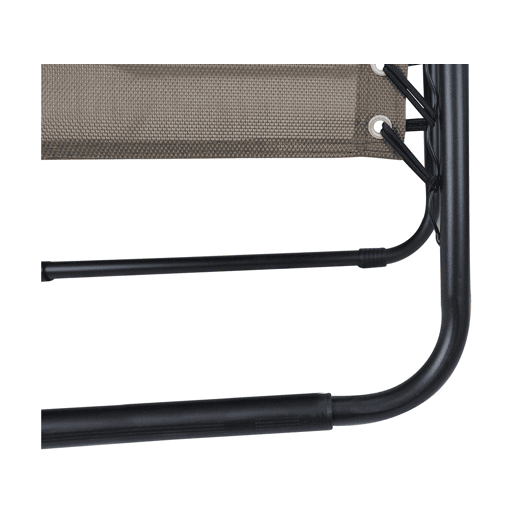 Conjunto de 2 cadeirões de jardim reclináveis de gravidade zero Sintra - Taupe