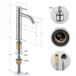 Grifo lavabo alto sobre encimera VERTI baño mezclador Grifo lavabo alto sobre encimera VERTI baño mezclador Cromo