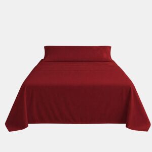 Jogo de Lençóis Bordô Cama de 90cm 144 Fios Donegal Collections