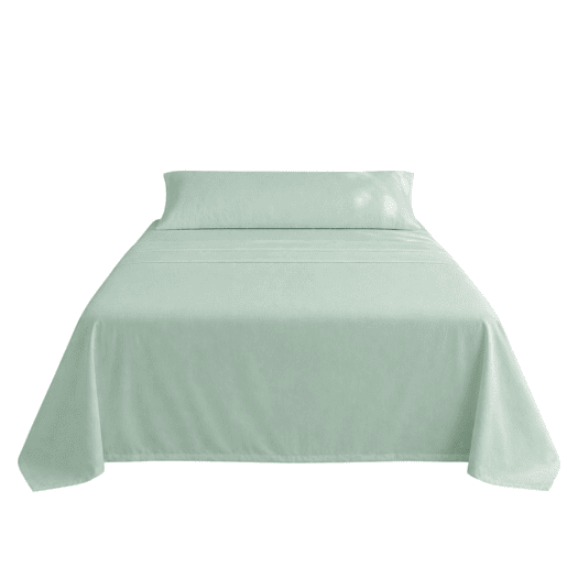 Jogo de Lençóis Turquesa Cama de 135cm 144 Fios Donegal Collections