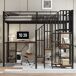 Cama alta para niños Cama alta para niños Negro