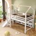Cama infantil de madera maciza Cama infantil de madera maciza Blanco