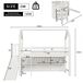 Cama infantil de madera maciza Cama infantil de madera maciza Blanco