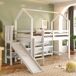 Cama infantil de madera maciza Cama infantil de madera maciza Blanco