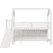 Cama infantil de madera maciza Cama infantil de madera maciza Blanco