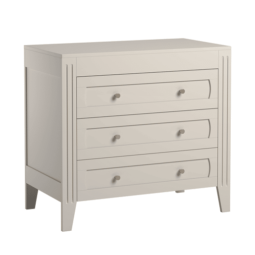 Berço evolutivo Vox Milenne Cachemire 70x140 e cómoda de 3 gavetas