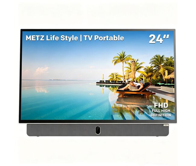 Metz smart tv 24mpe7000z 24 fhd wifi dvb-t2 blanco negro