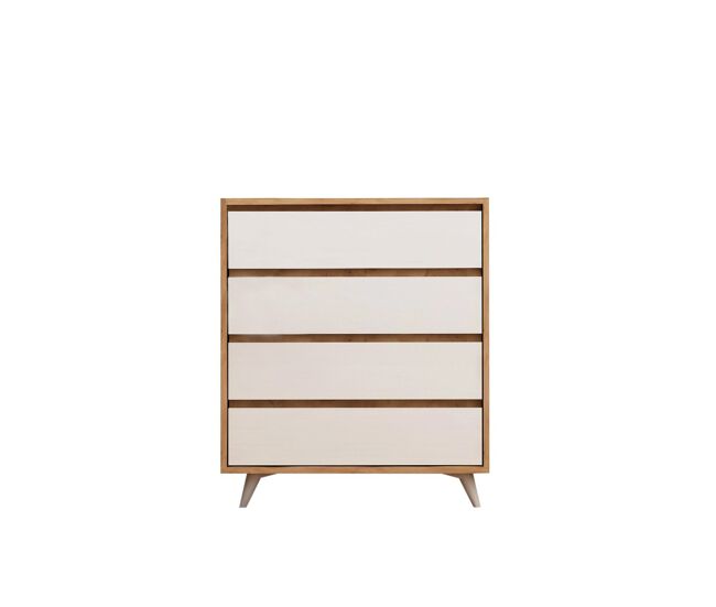 Cómoda de madera <<Suvera>> - 70 x 40 x 86 cm - Beige