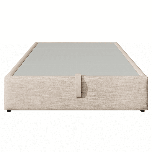 Cama de casal estofada 160x200 - com arrumação, USB-C, base completa, sem cabeceira - begenatural