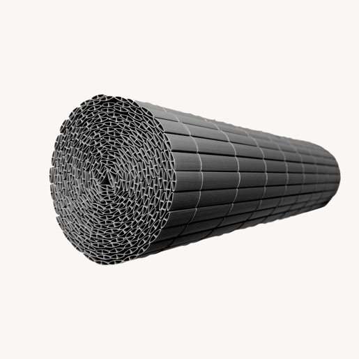 Tapete de privacidade para jardim Cefalu PVC 90x300cm 19 mm Antracite casa.pro
