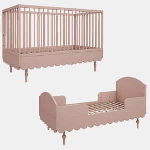Berço evolutivo 70x140 Wood Luck Babushka Rosa