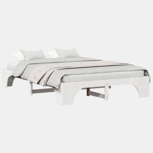 Estrutura De Cama De Casal Simple - Branco 150 x 200 cm