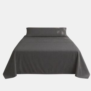 Jogo de Lençóis Cinza Scuro Cama de 135cm 144 Fios Donegal Collections