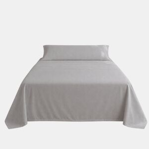 Jogo de Lençóis Cinza Claro Cama de 135cm 144 Fios Donegal Collections
