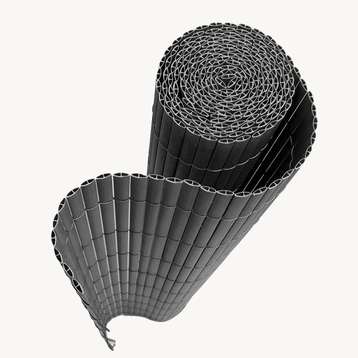 Tapete de privacidade para jardim Cefalu PVC 90x400cm 19 mm Antracite casa.pro