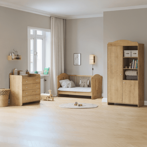 Cómoda muda-fraldas 4 gavetas Vox Megeve Madeira