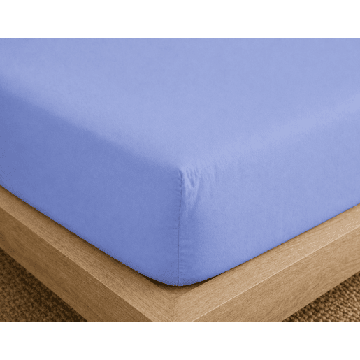 Jogo de Lençóis Azul Cama de 135cm 144 Fios Donegal Collections
